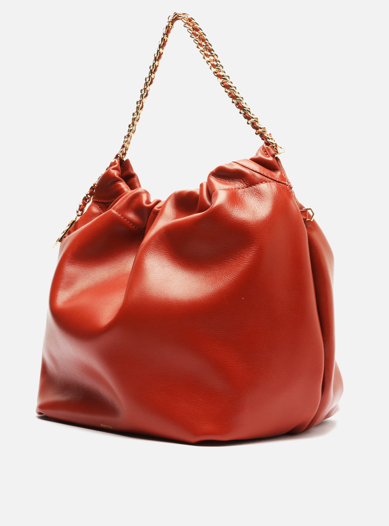 Elizabeth Large Leather Bucket Handbags R/26