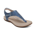 Ellie Adjustable Quarter Strap Thong Sandal #color_navy