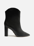 Ellie Leather Block Boot Booties FALL 23
