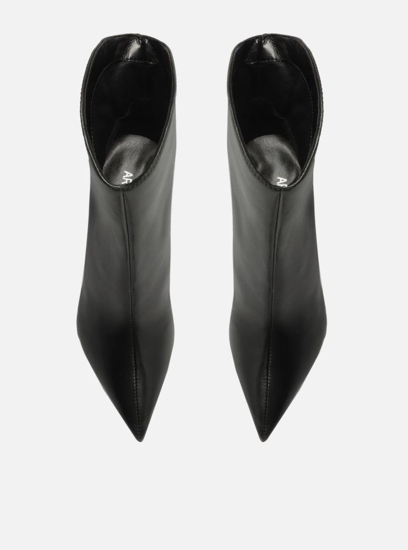 Ellie Leather Block Boot Booties FALL 23
