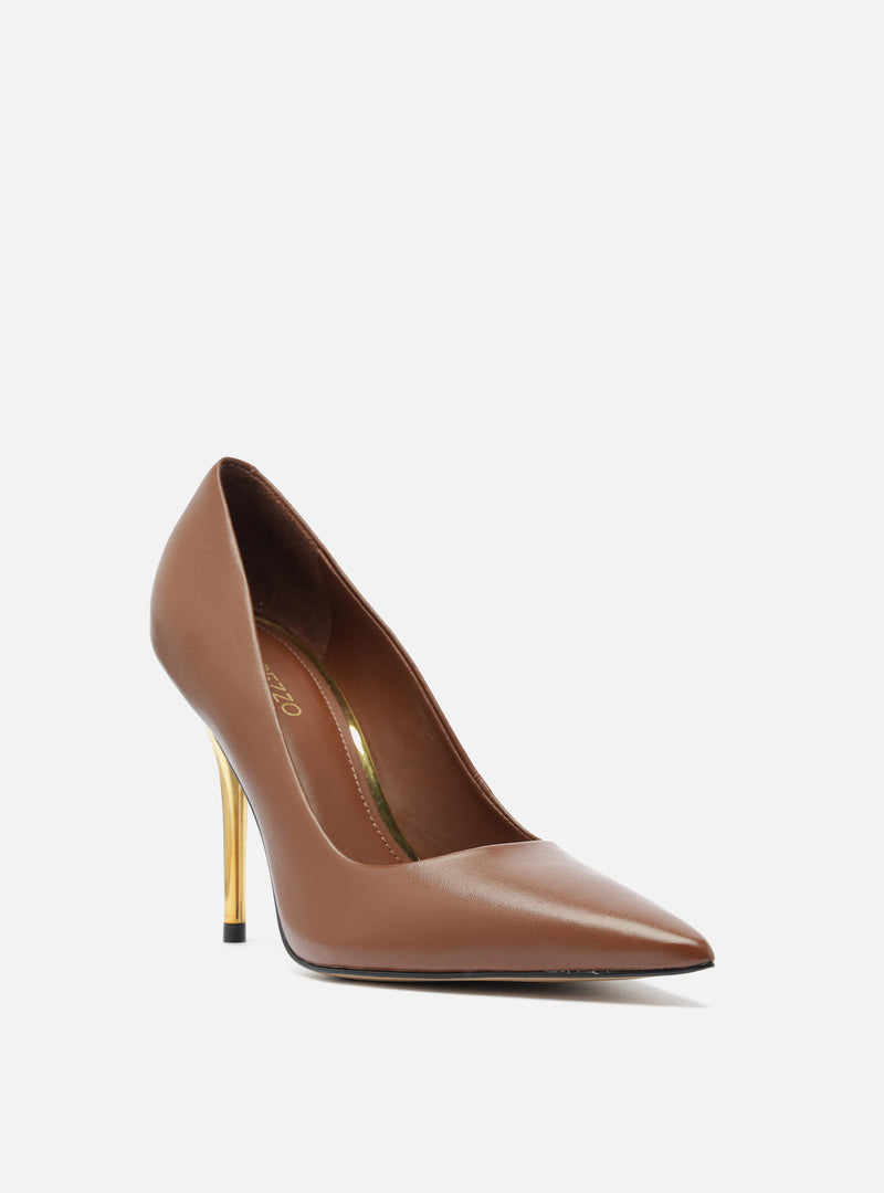 Emily High Stiletto Leather Pump Pumps F/25