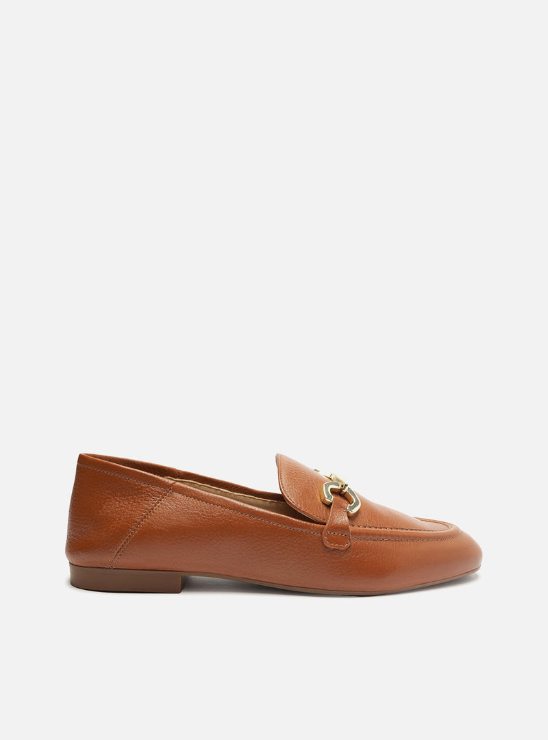 Emma Brown Leather Loafer Loafers ESSENTIAL