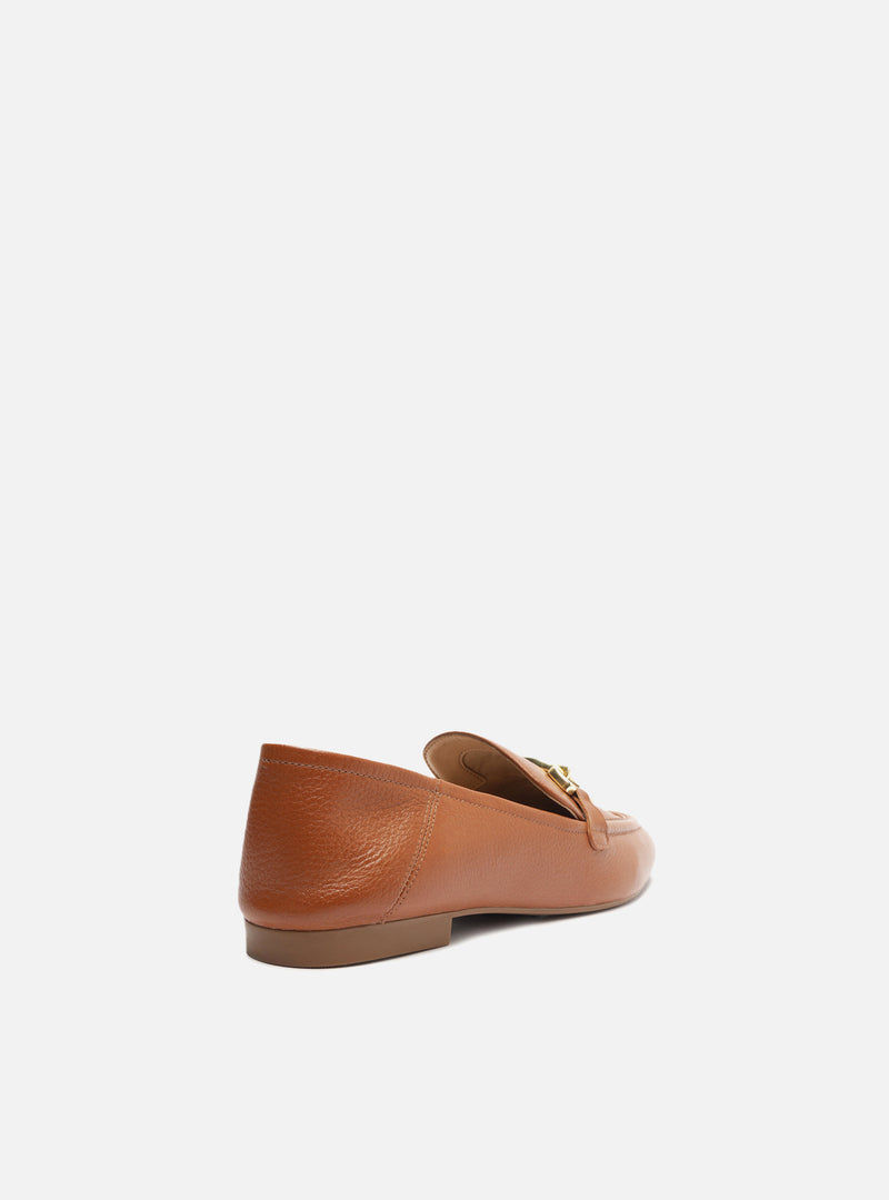 Emma Brown Leather Loafer Loafers ESSENTIAL