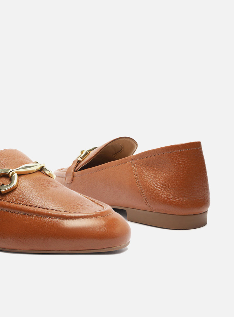 Emma Brown Leather Loafer Loafers ESSENTIAL