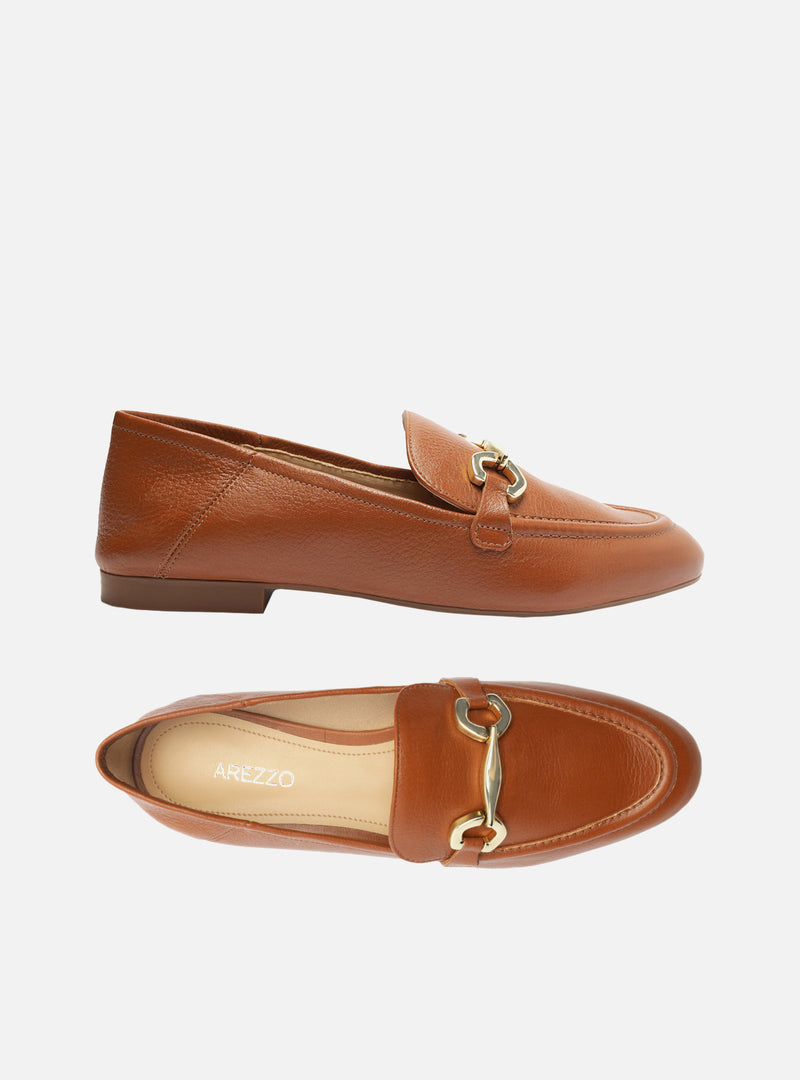 Emma Brown Leather Loafer Loafers ESSENTIAL