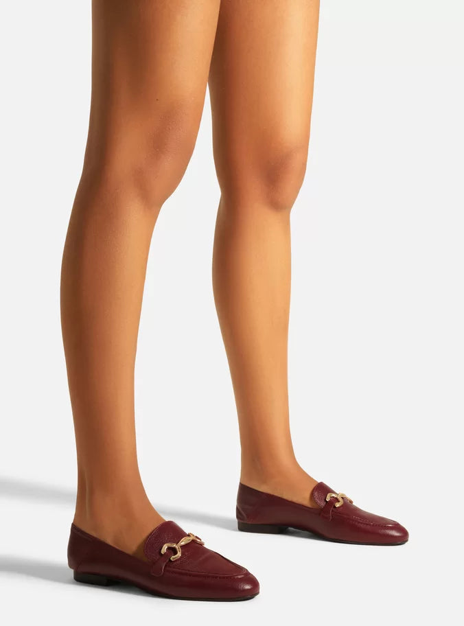 Emma Leather Loafer Loafers F/25