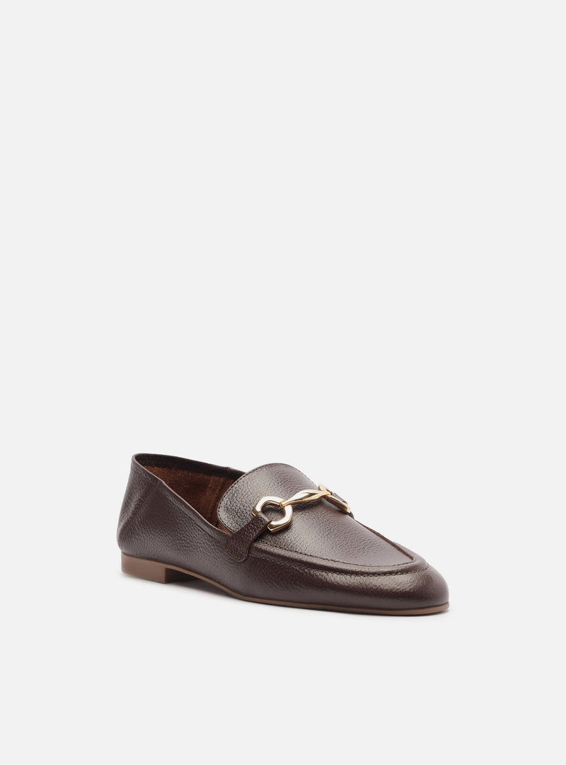 Emma Leather Loafer Loafers F/25