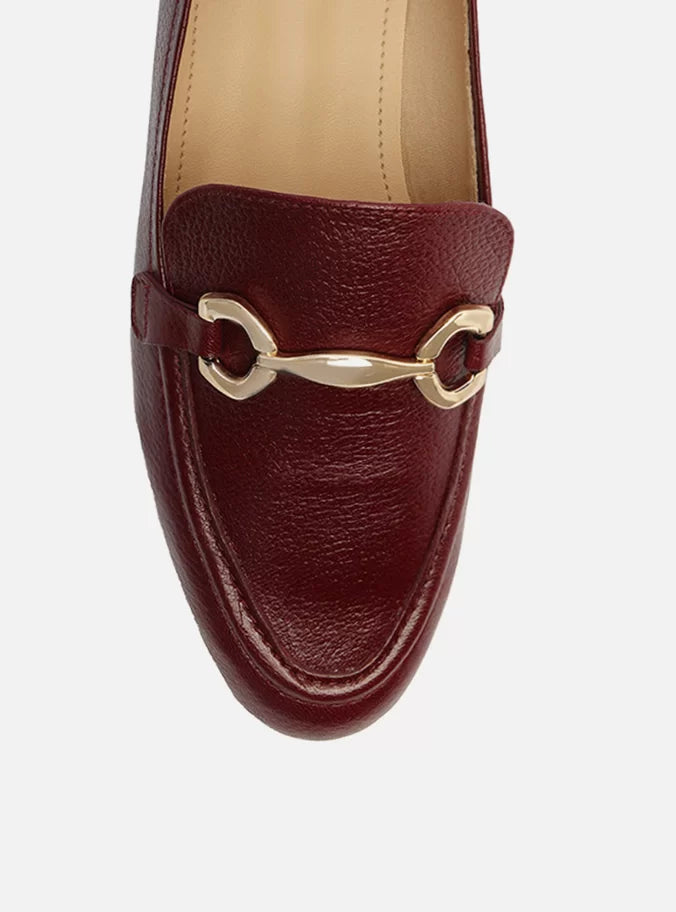 Emma Leather Loafer Loafers F/25