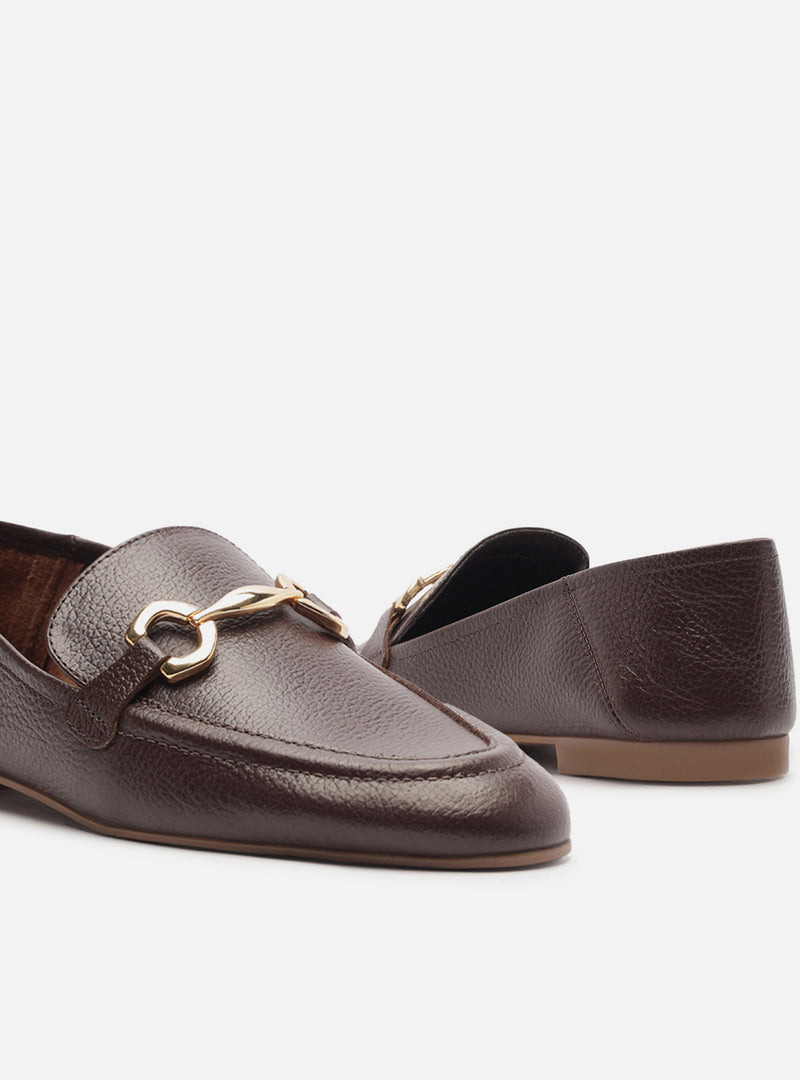 Emma Leather Loafer Loafers F/25