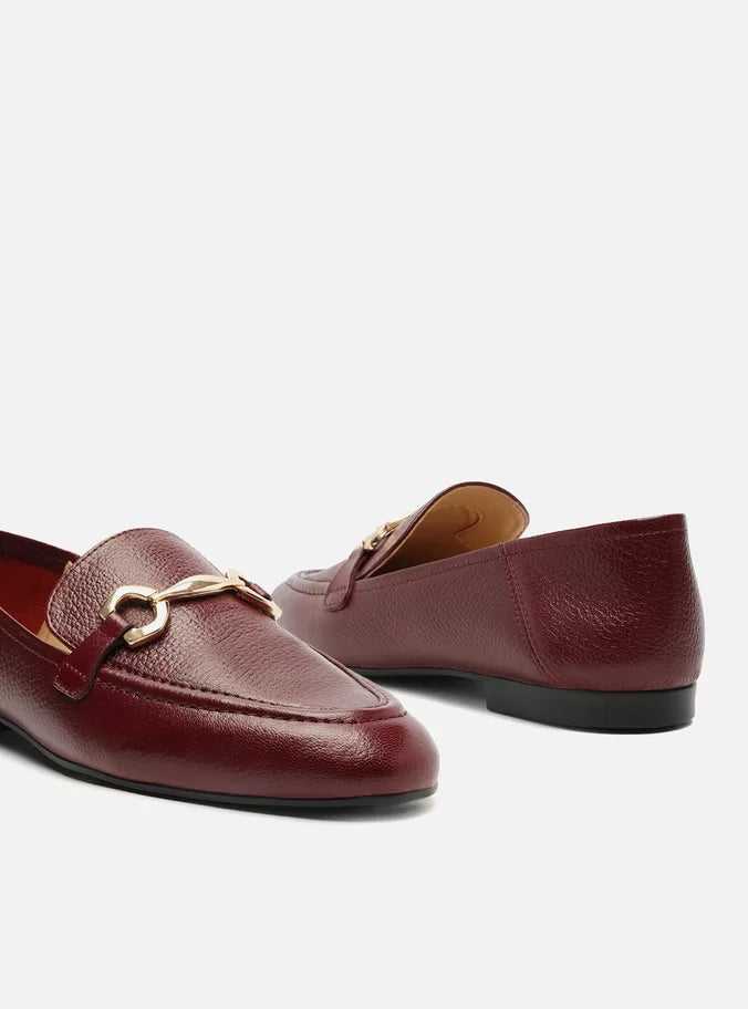 Emma Leather Loafer Loafers F/25