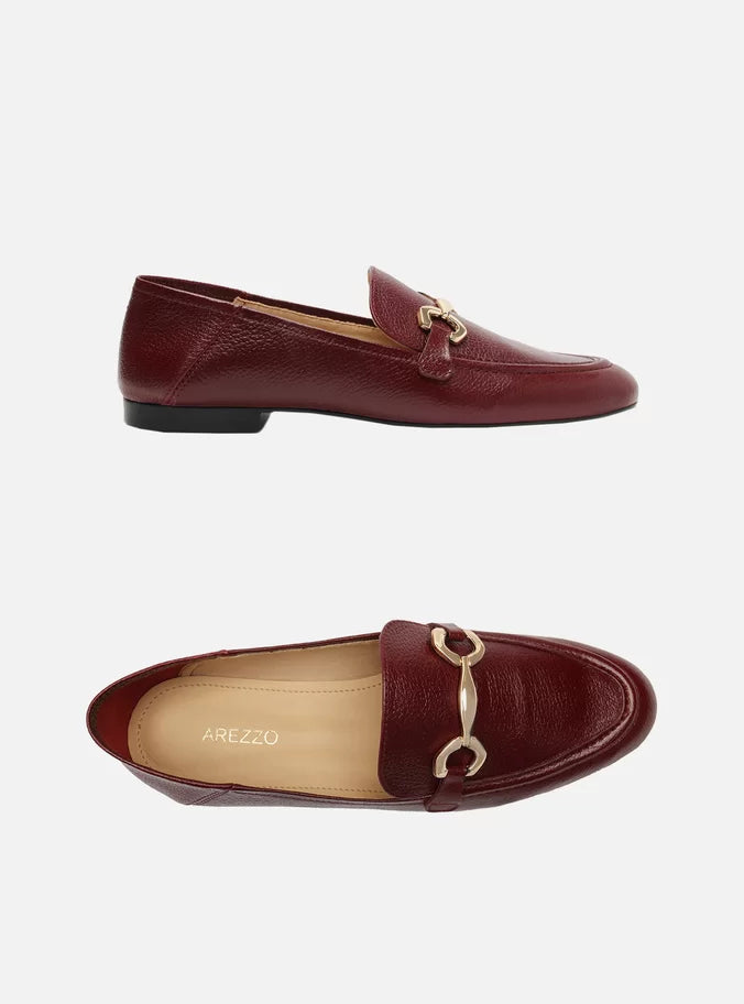 Emma Leather Loafer Loafers F/25