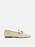 Emma White Leather Loafer Loafers ESSENTIAL