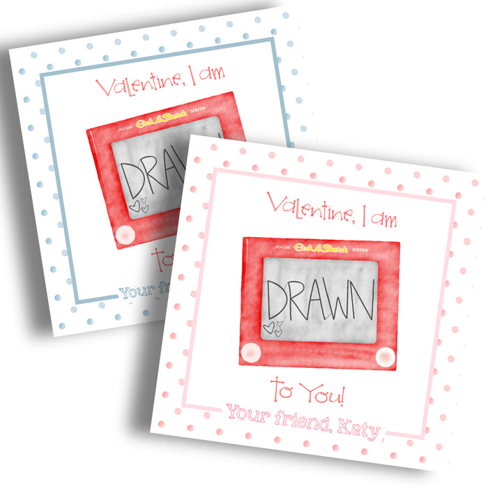 Etch-A-Sketch Valentine Card