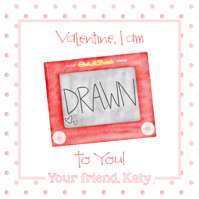 Etch-A-Sketch Valentine Card