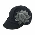Ethereal Organic Cotton Fleece Cap for Healing - Flipside Hats Cap Flipside Hats H002-004 Black