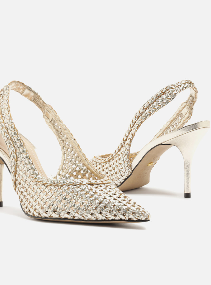 Eva High Stiletto Leather Pump Pumps U/26