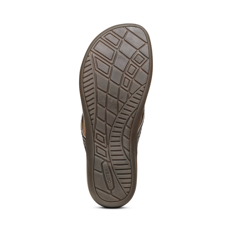 Eve Sparkly Thong Sandal #color_black