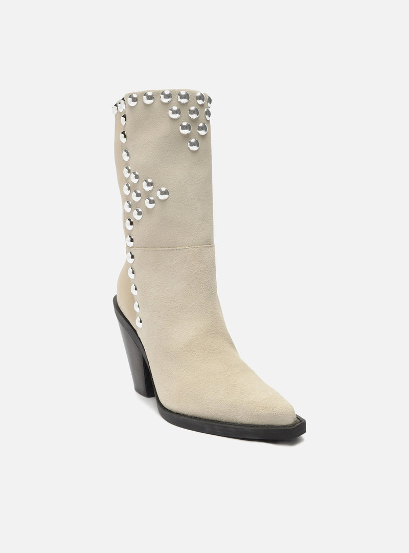 Everly Leather Block Boot Booties FALL 23