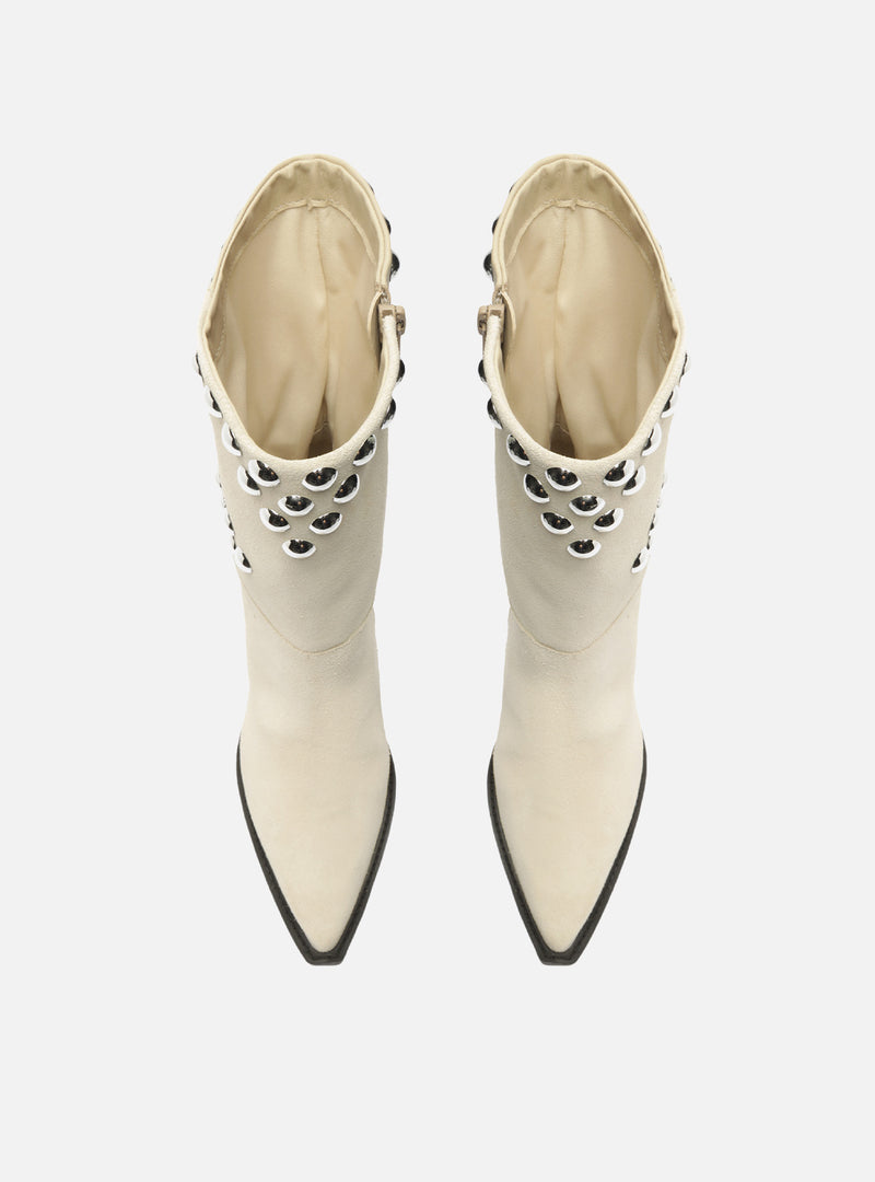 Everly Leather Block Boot Booties FALL 23