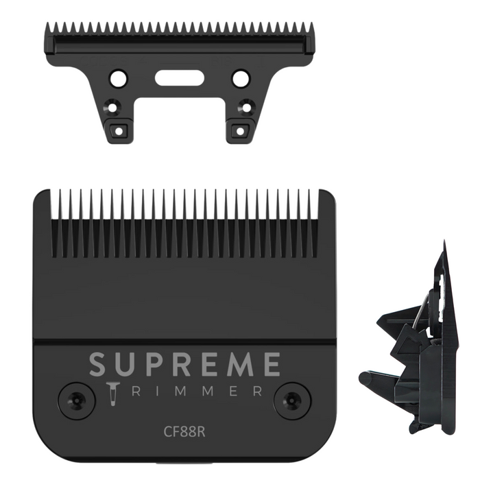 Supreme Trimmer CF88R Fade Blade Replacement Set for 2SPEE Clipper with Detachable Precision Cutting Blade