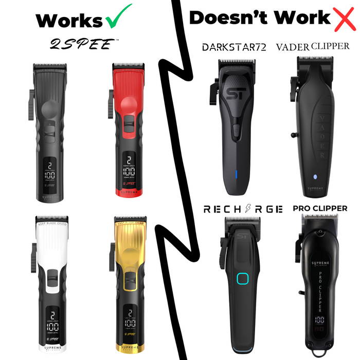 Supreme Trimmer CF88R Fade Blade Compatible with 2SPEE Clipper Models and Professional Barber Clippers