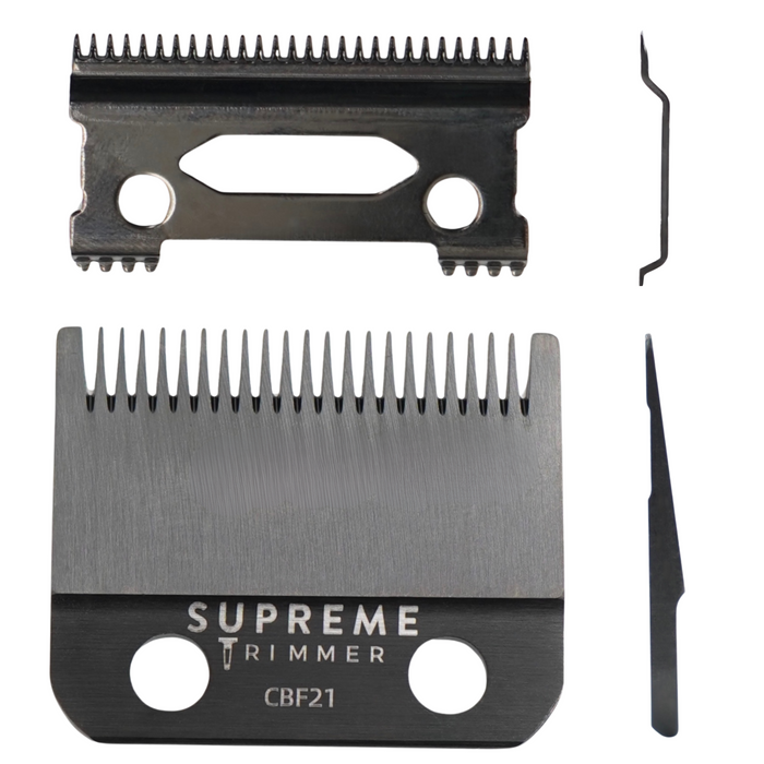Supreme Trimmer CBF21 Fade Blade for DarkStar Clipper with DLC Coating