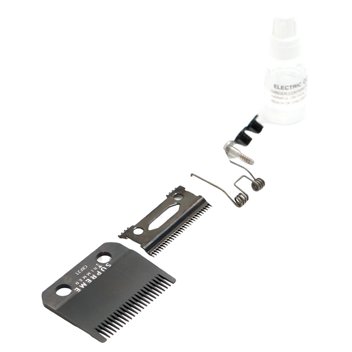 Supreme Trimmer CBF21 Fade Blade Components and Assembly for DarkStar Clipper