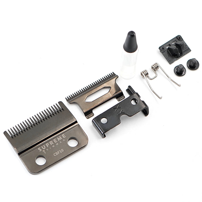 Supreme Trimmer Recharge Clipper Fade Blade CBF19 Precision Cutting Blade Assembly