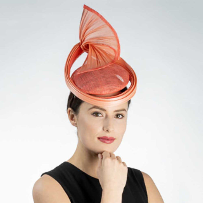 Fancy Sculptural Sinamay Fascinator Headpiece - KaKyCO Fascinator KaKyCO