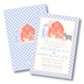 Farm Silhouette Birthday Invitation