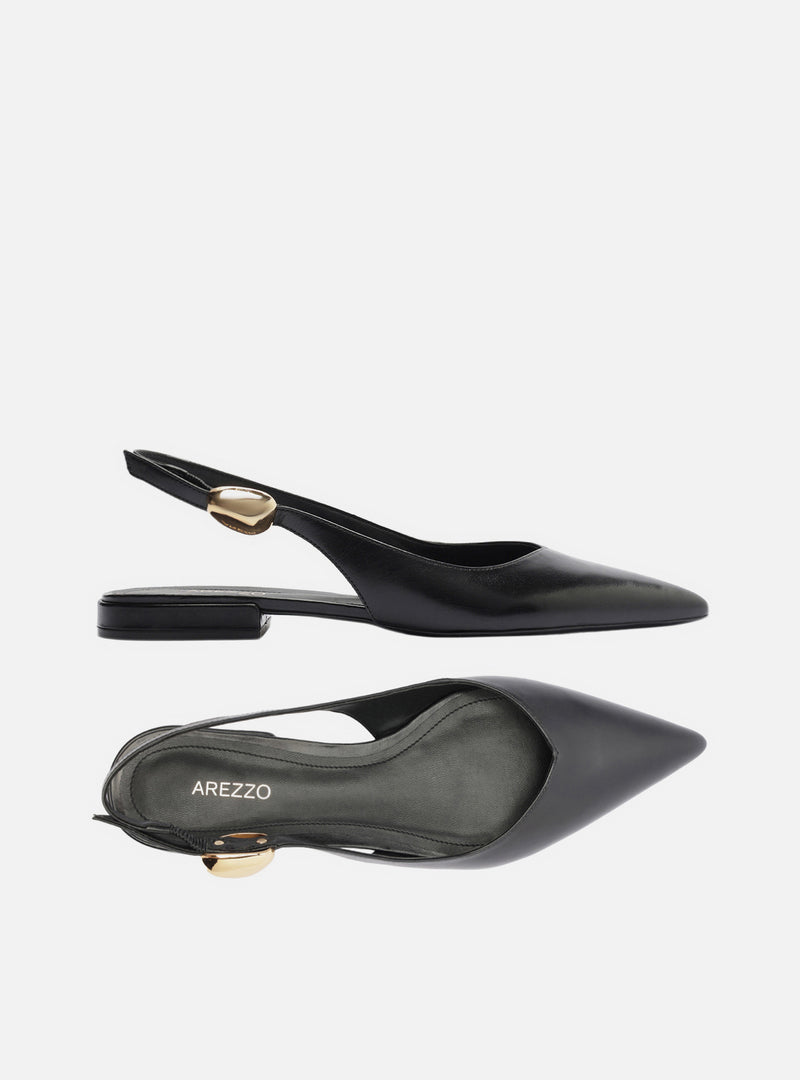 Farrah Leather Ballet Flat Flats F/25