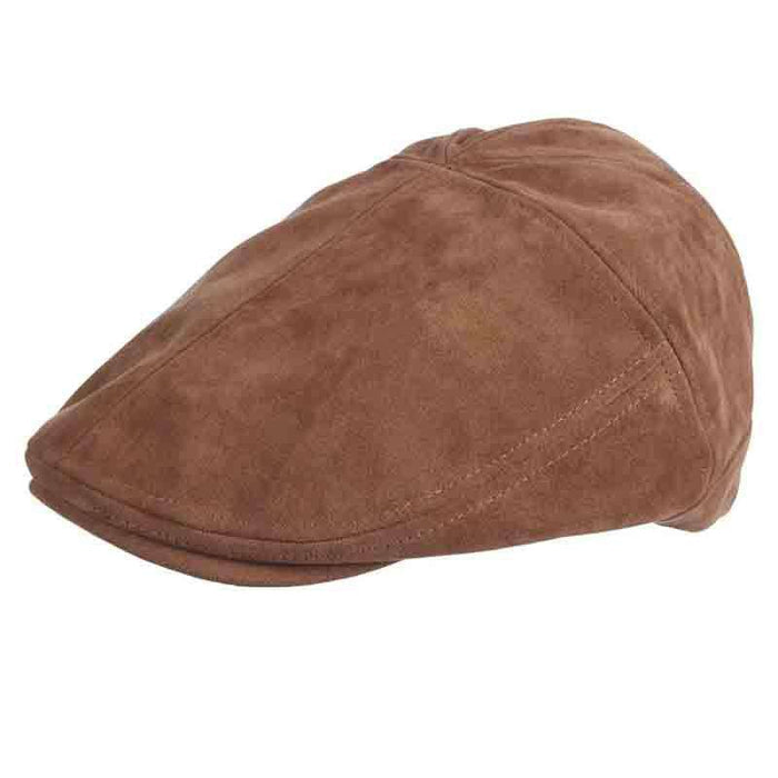 Faux Suede and Wool Ivy Cap - DPC 1921 Flat Cap Dorfman Hat Co.