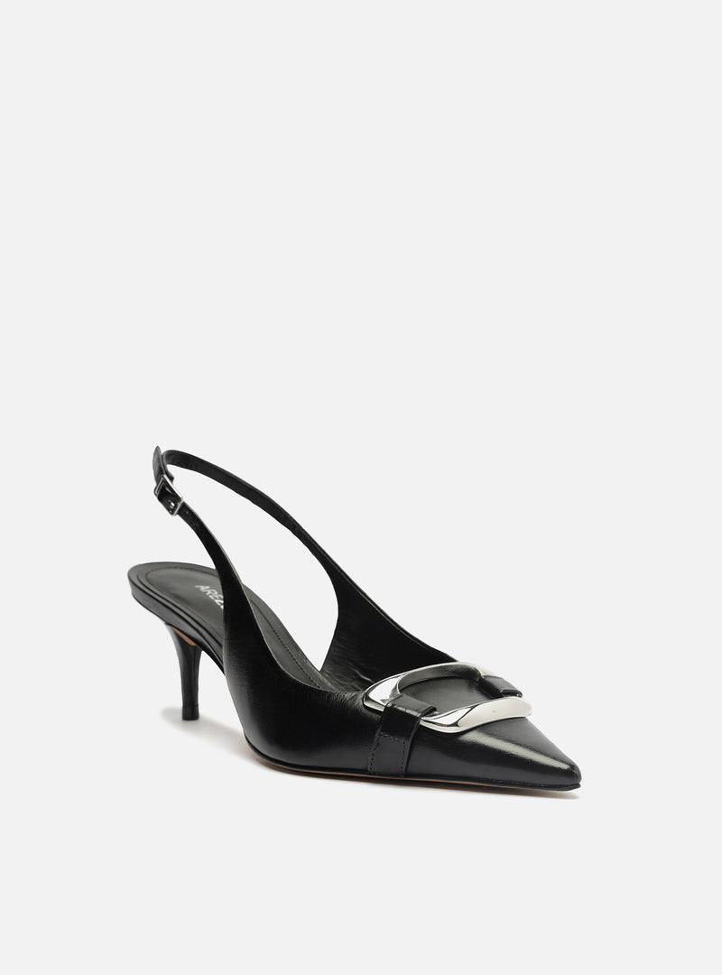 Felicity Low Stiletto Leather Pump Pumps F/25