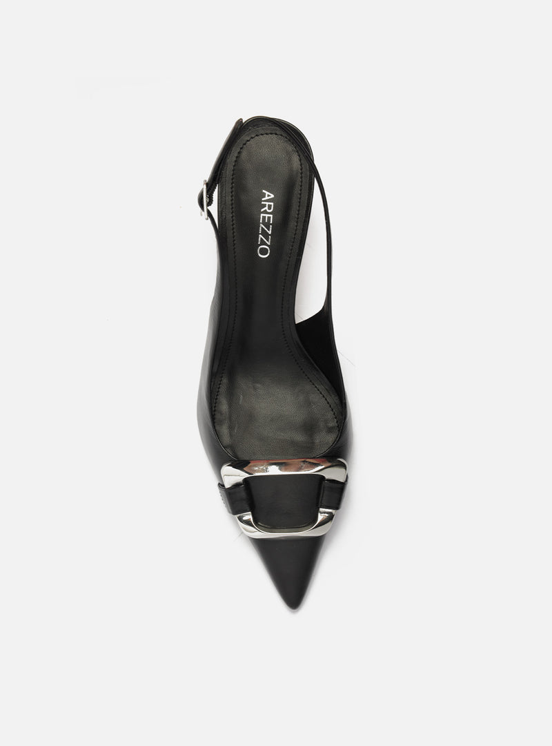 Felicity Low Stiletto Leather Pump Pumps F/25