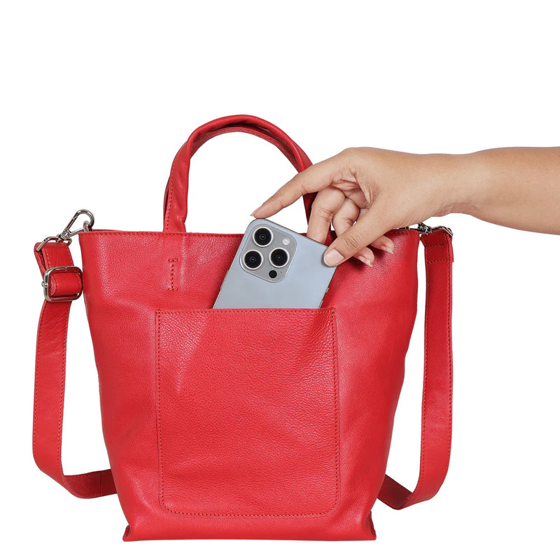 Fiona Medium Leather Crossbody