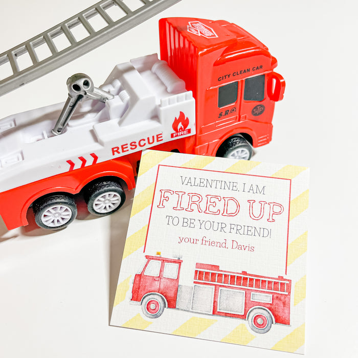 Fired Up Valentine Card