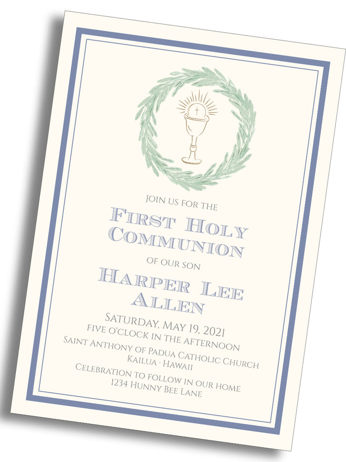 First Communion Invitation