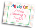 First/Last Day of School Sign - DIGITAL FILE