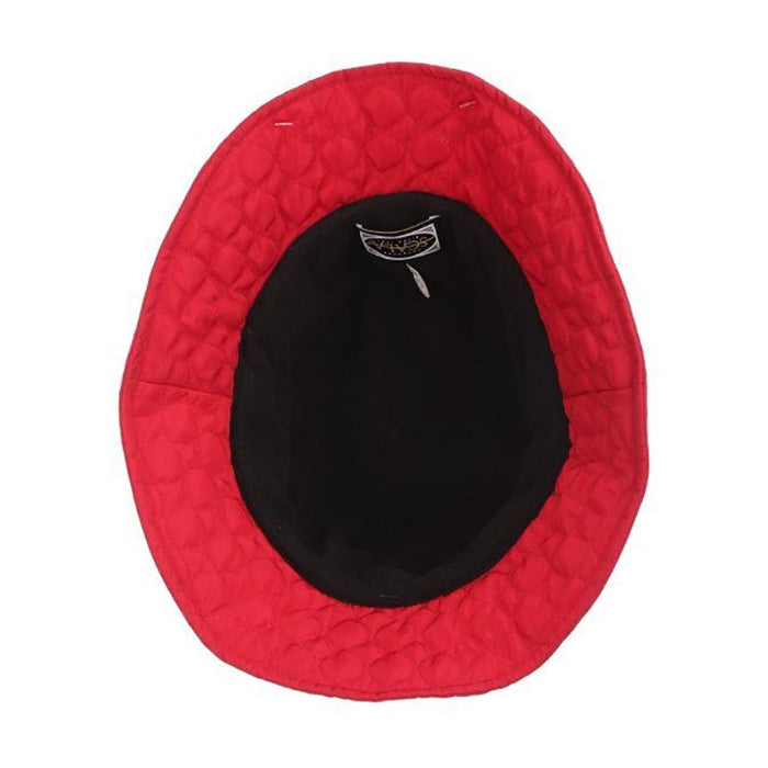 Fleece Lined Quilted Rain Hat - Scala Collezione Hats Bucket Hat Scala Hats
