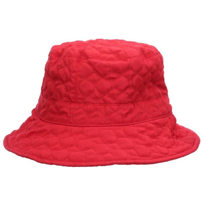 Fleece Lined Quilted Rain Hat - Scala Collezione Hats Bucket Hat Scala Hats
