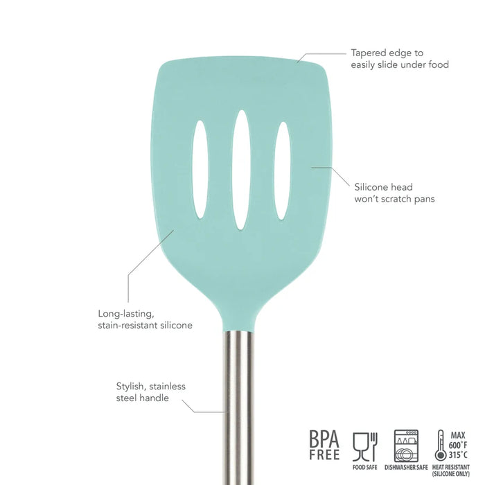 Flex-Core Slotted Turners with Stainless Steel Handle