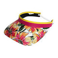 Floral Golf Sun Visor with Coil Lace by GloveIt Visor Cap GloveIt V238 Sangria