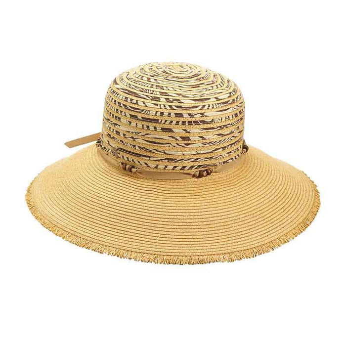 Fringe Edge Big Brim Sun Hat by Cappelli Straworld Wide Brim Hat Cappelli Straworld