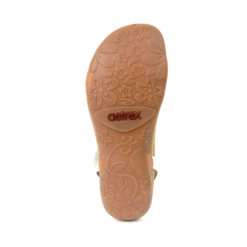 Gabby Adjustable Quarter Strap Sandal #color_white