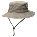 Garment Washed Twill Boonie Hat - DPC Outdoor Hats Bucket Hat Dorfman Hat Co. BH56-KAKI2 Khaki Medium