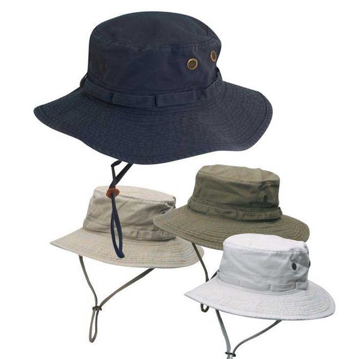 Garment Washed Twill Boonie Hat - DPC Outdoor Hats Bucket Hat Dorfman Hat Co.