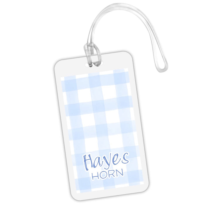 Gingham Bag Tag