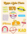Girl Power Stickers - Kappa Alpha Theta