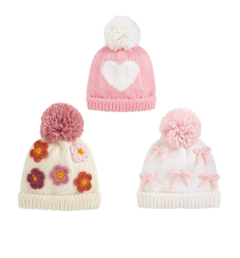 Girl's Chunky Knit Hats