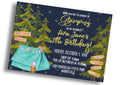 Glamping Birthday Invitation